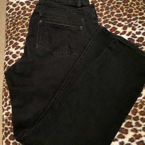 CACHE sz12 Black mid-rise Jeans - Picture 6 of 7